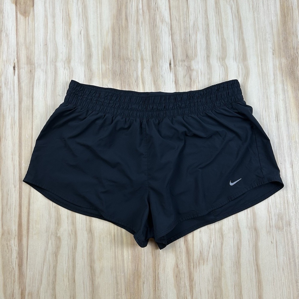 Nike Dri-FIT Womens XL Black Lined Athletic Running Training Shorts
